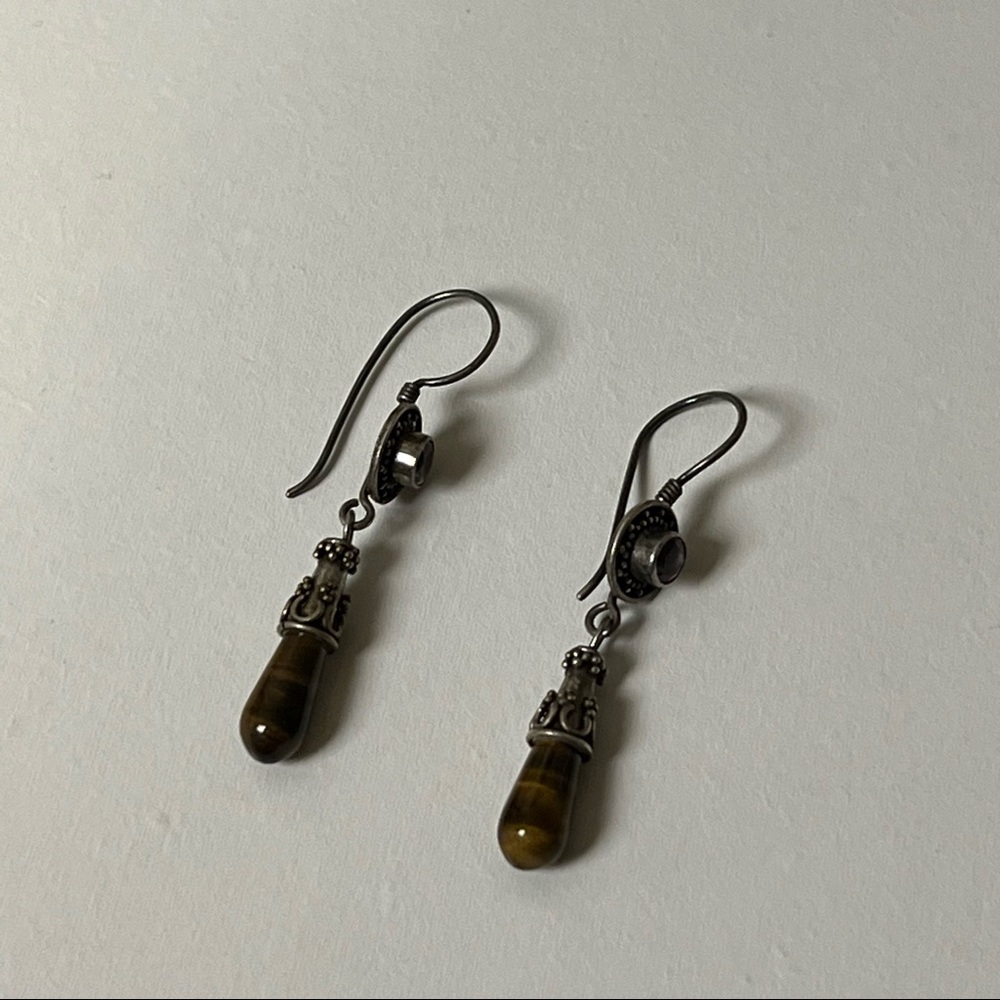 925 silver dangly earrings